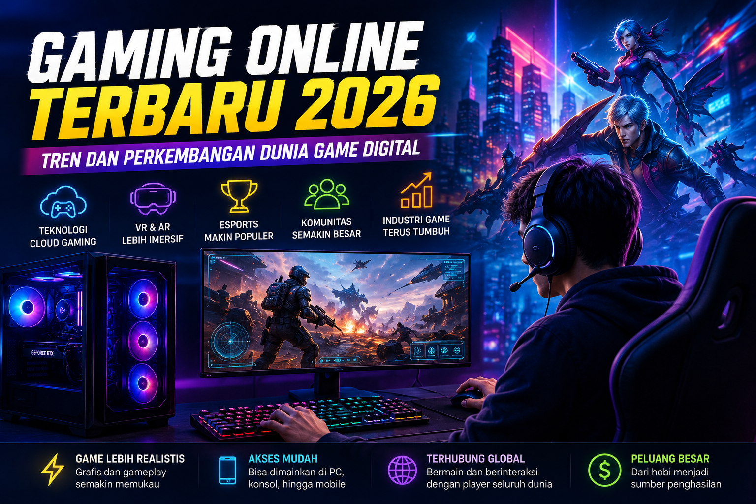 gaming online terbaru tren game digital 2026